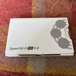 エヌイーシー(NEC)のポケットWi-Fi speed Wi-Fi 5g X12(その他)
