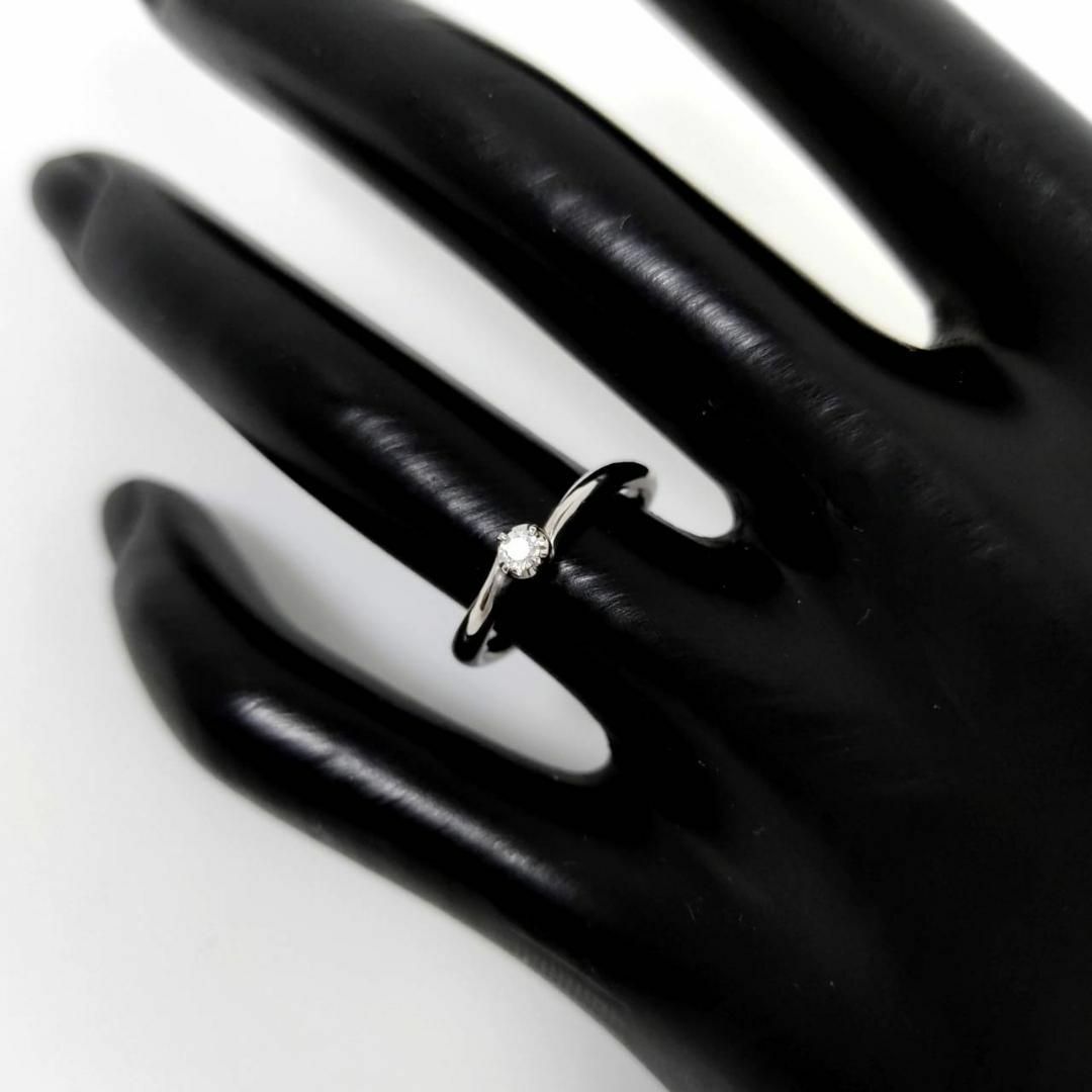 4℃(ヨンドシー)の【新品仕上極美品】✨4℃　ヨンドシー　リング10号　プラチナ ダイヤモンド 指輪 レディースのアクセサリー(リング(指輪))の商品写真