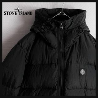 STONE ISLAND - 【高級☆希少XLサイズ☆マットブラック】ストーンアイランド ダウンジャケット