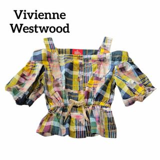 ヴィヴィアンウエストウッド(Vivienne Westwood)の23ss ヴィヴィアンウエストウッド　レッドレーベル　レタープリント　洗える(シャツ/ブラウス(半袖/袖なし))