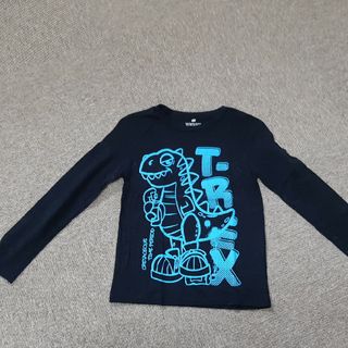 エイチアンドエム(H&M)のH&M 恐竜　シャツ 130　120 美品　トップス　カットソー　T-REX(Tシャツ/カットソー)