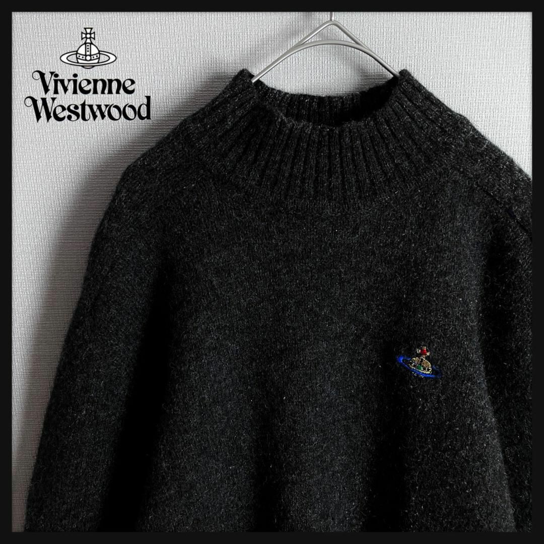 Vivienne Westwood(ヴィヴィアンウエストウッド)の【ハイネック☆レアデザイン】ヴィヴィアンウエストウッド ニット 入手困難 メンズのトップス(ニット/セーター)の商品写真