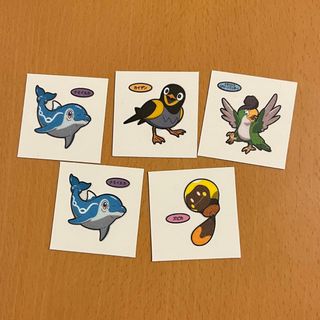 ポケモン(ポケモン)のポケモンパン デコキャラシール 第201弾 5枚セット(キャラクターグッズ)