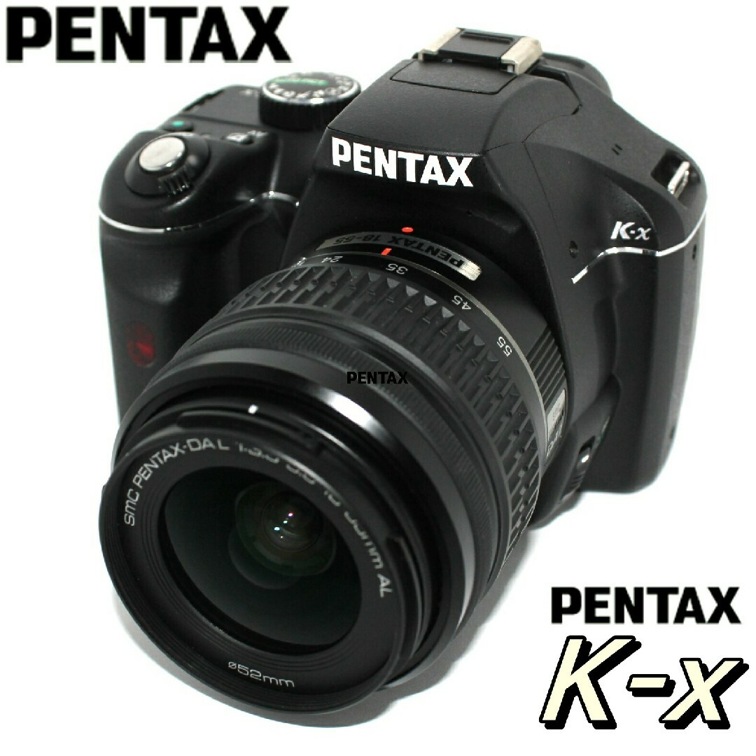 PENTAX(ペンタックス)のPENTAX K-x デジタル 一眼レフ カメラ iPhone転送✨完動極美品✨ スマホ/家電/カメラのカメラ(デジタル一眼)の商品写真