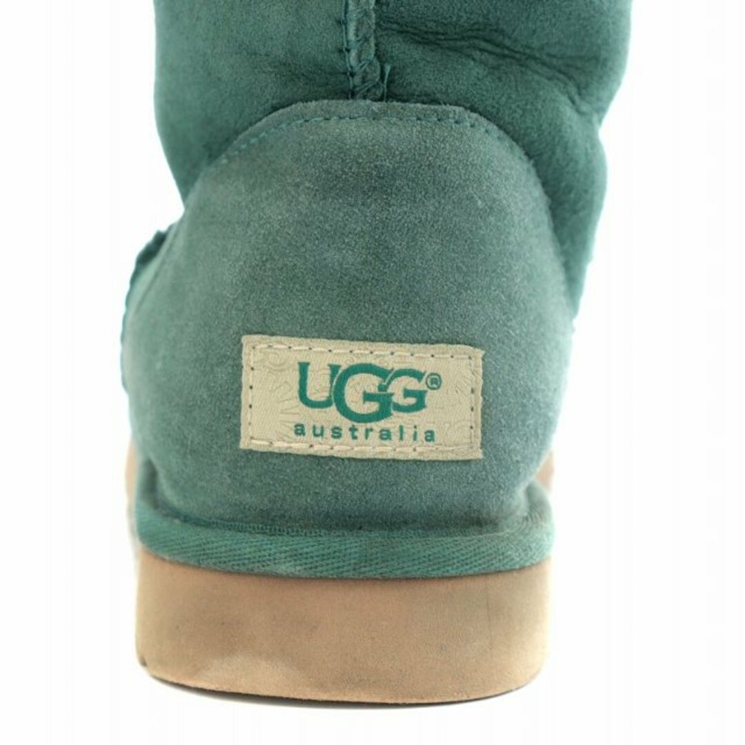 UGG(アグ)のアグ クラシック ショート ムートンブーツ スエード 24.0㎝ 緑 N5825 レディースの靴/シューズ(ブーツ)の商品写真