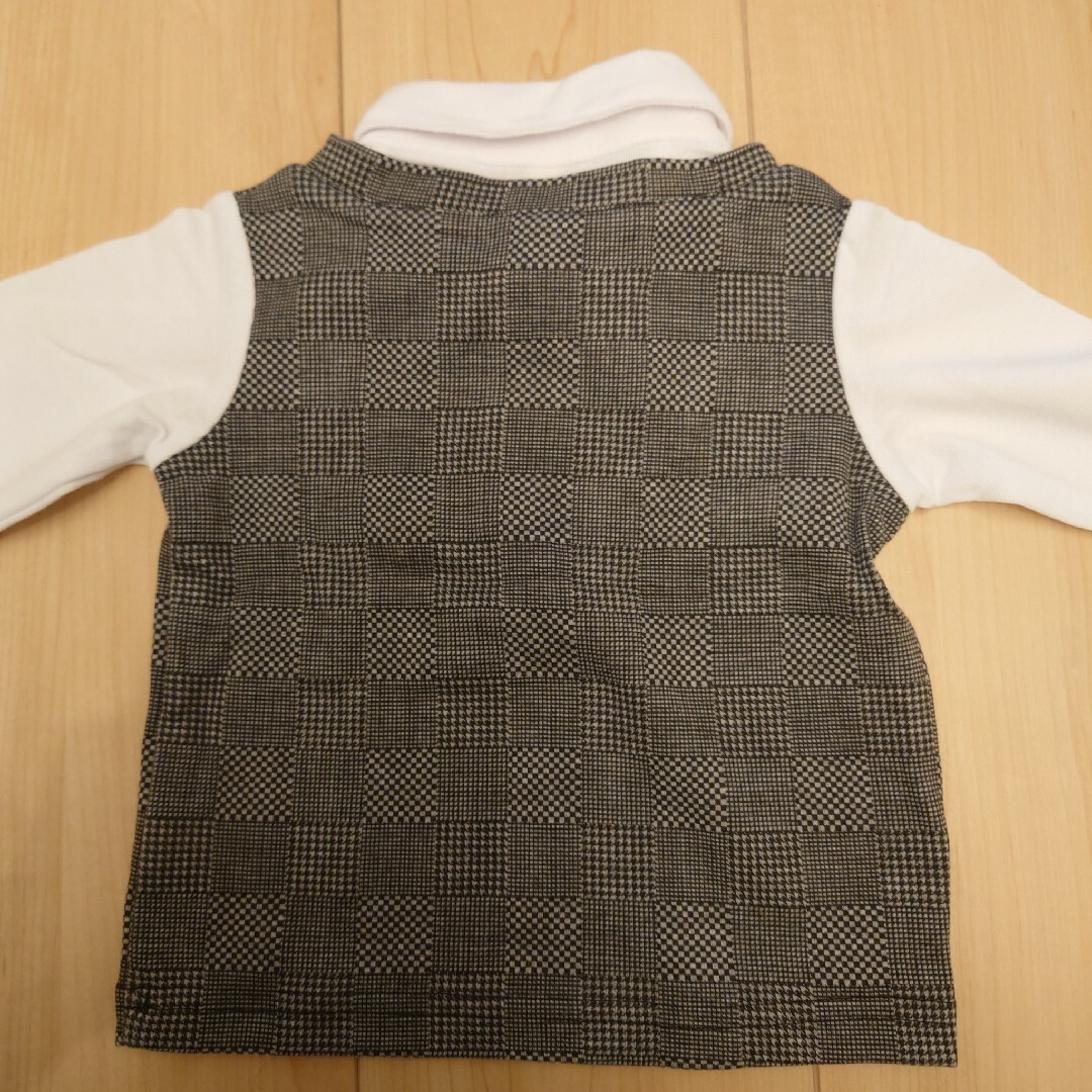 西松屋(ニシマツヤ)の美品　トップス80サイズ キッズ/ベビー/マタニティのキッズ服男の子用(90cm~)(ドレス/フォーマル)の商品写真