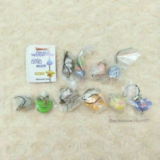 【10種】ドラゴンクエスト つなげてモンスターマスコット ガチャ(キャラクターグッズ)