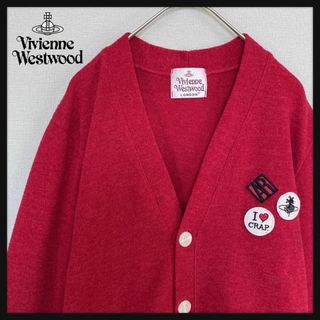 ヴィヴィアンウエストウッド(Vivienne Westwood)の【高級素材☆インポート☆ワッペン刺繍】ヴィヴィアンウエストウッド カーディガン(カーディガン)