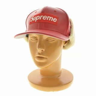 シュプリーム(Supreme)の【SUPREME×NEWERA】Leather Earflap Box Logo(キャップ)