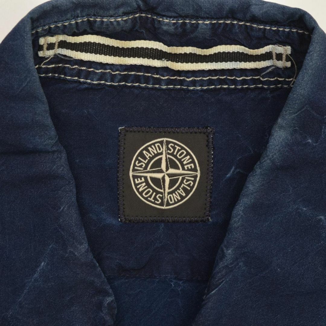 STONE ISLAND(ストーンアイランド)の【STONEISLAND】541510405 インディゴ長袖シャツ メンズのトップス(シャツ)の商品写真