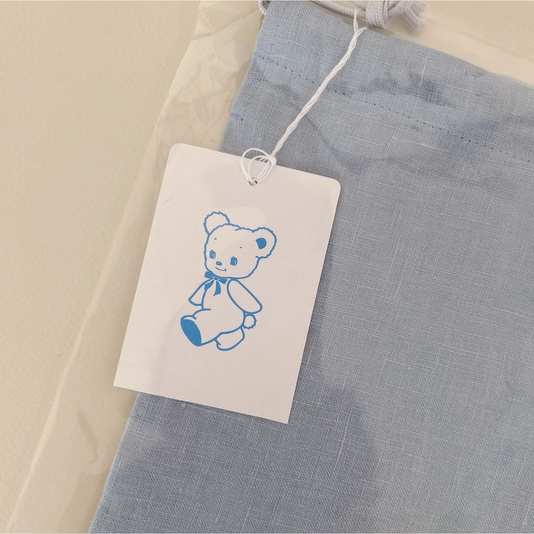 familiar - 【新品.タグ付き.未開封】♡ファミリア ♡リネン 巾着 familiar - 【新品.タグ付き.未開封】♡ファミリア ♡リネン 巾着