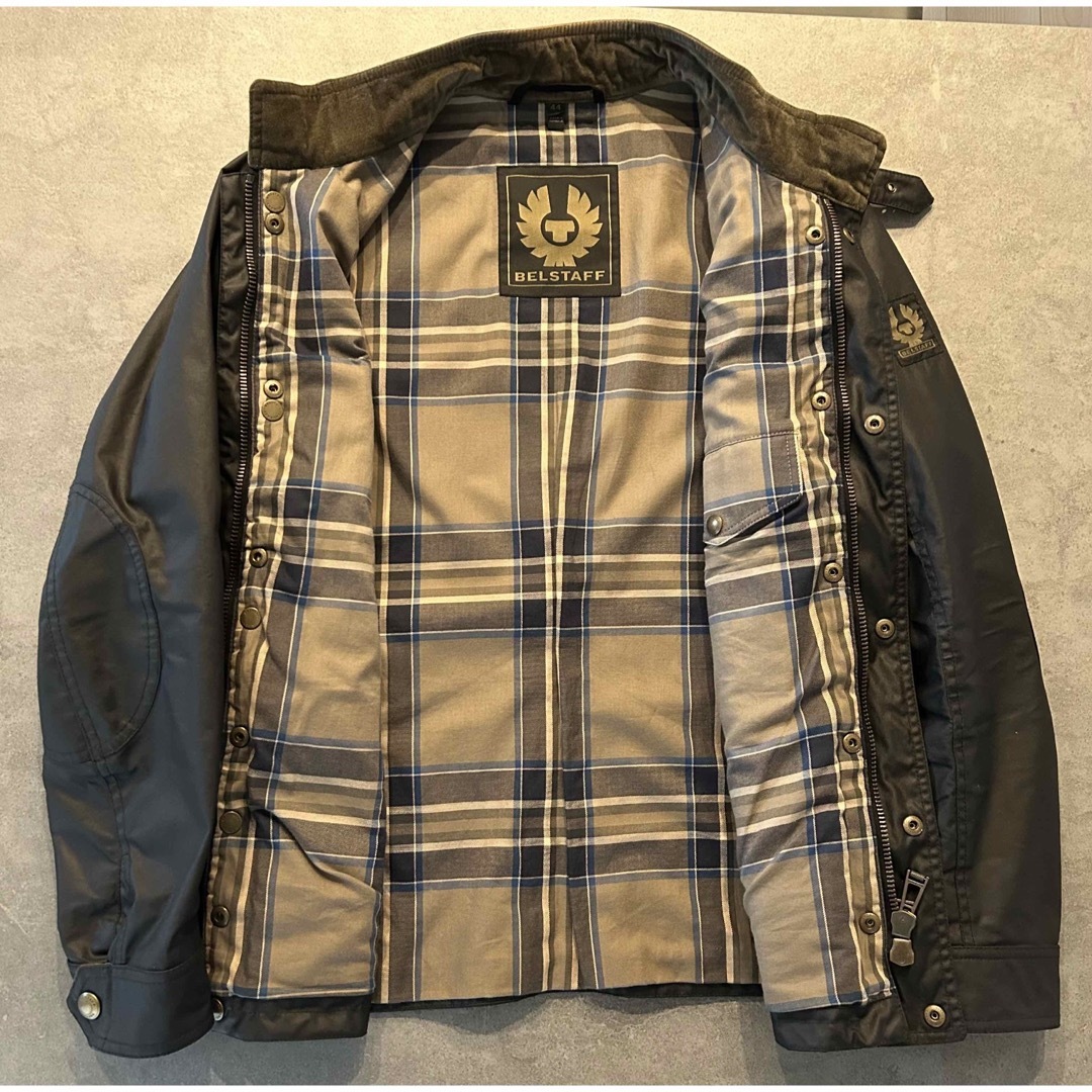 BELSTAFF(ベルスタッフ)の【極美品】BELSTAFF/ベルスタッフ　ワックスコットンジャケット メンズのジャケット/アウター(ライダースジャケット)の商品写真