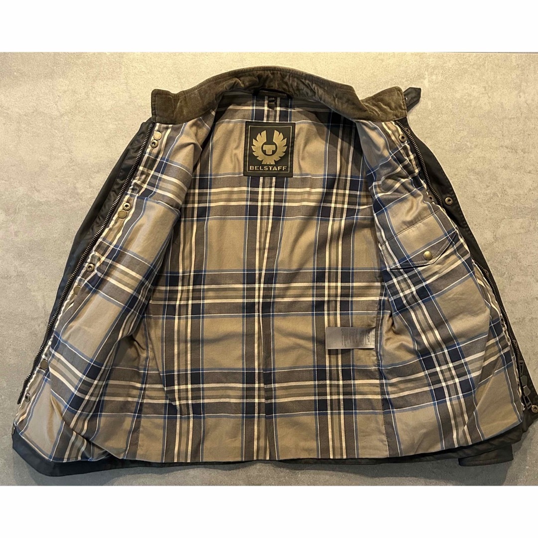 BELSTAFF(ベルスタッフ)の【極美品】BELSTAFF/ベルスタッフ　ワックスコットンジャケット メンズのジャケット/アウター(ライダースジャケット)の商品写真