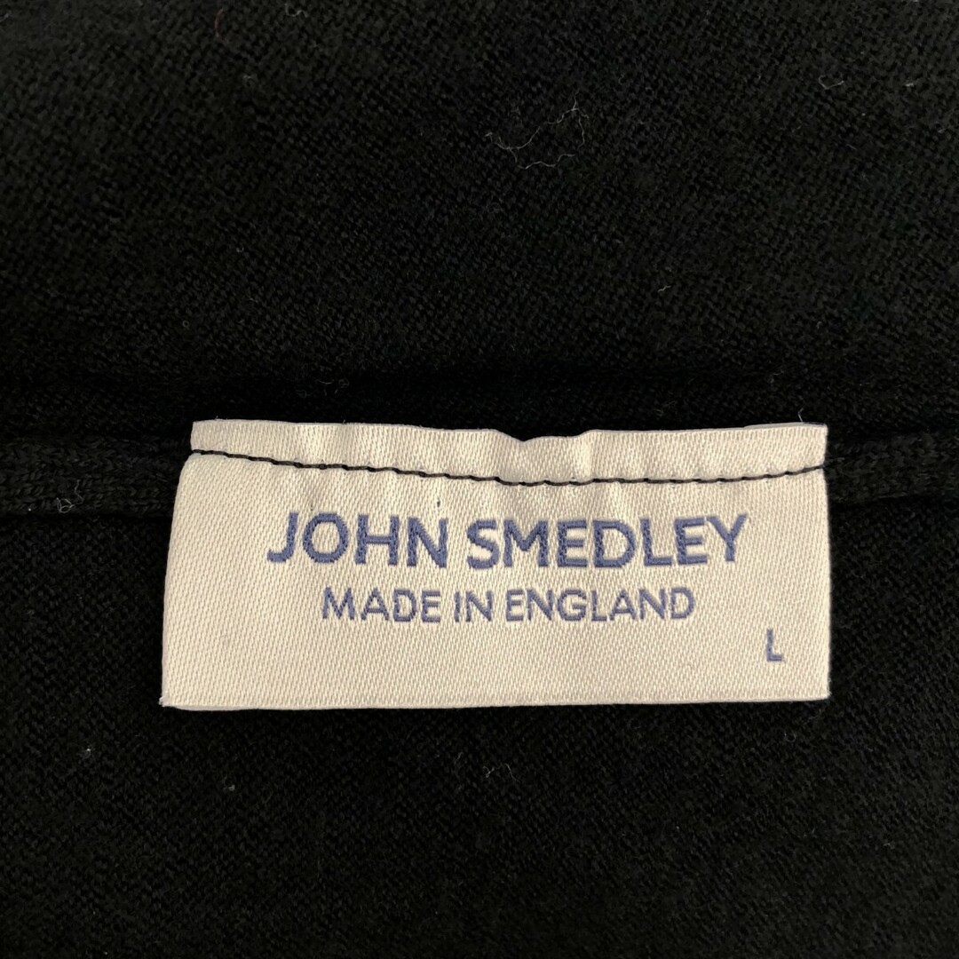 JOHN SMEDLEY(ジョンスメドレー)のJOHN SMEDLEY ジョンスメドレー ウールハイゲージタートルネックニットセーター  ブラック L メンズのトップス(ニット/セーター)の商品写真