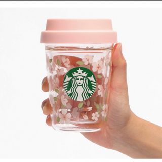 スターバックスコーヒー(Starbucks Coffee)のSAKURA2024ダブルウォール耐熱グラスカップ296ml(グラス/カップ)