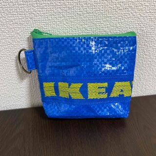 IKEA リメイクポーチ　緑(ポーチ)