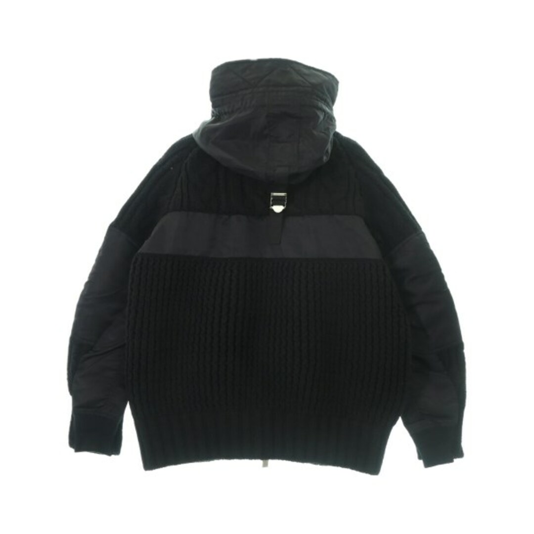 sacai(サカイ)のsacai サカイ ミリタリーブルゾン 1(S位) 黒 【古着】【中古】 レディースのジャケット/アウター(ミリタリージャケット)の商品写真