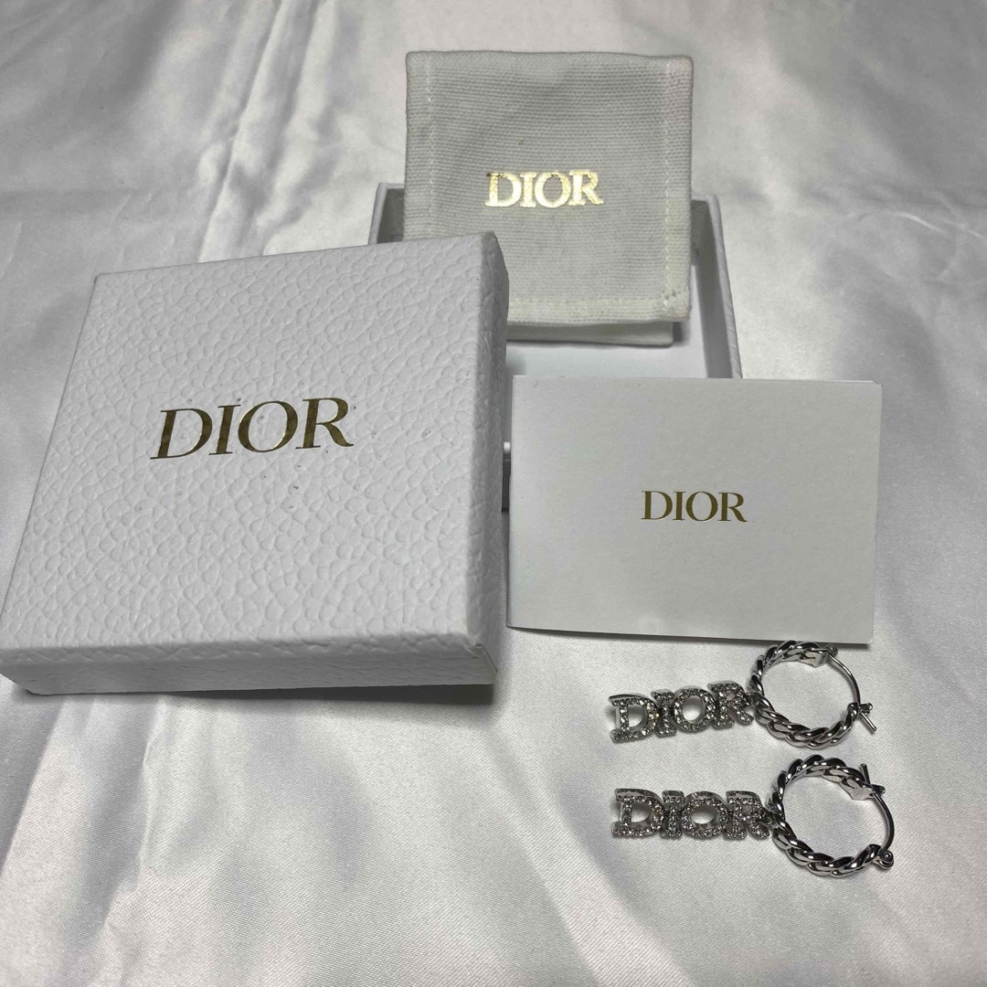 Christian Dior(クリスチャンディオール)のDIOR ピアス シルバー レディースのアクセサリー(ピアス)の商品写真