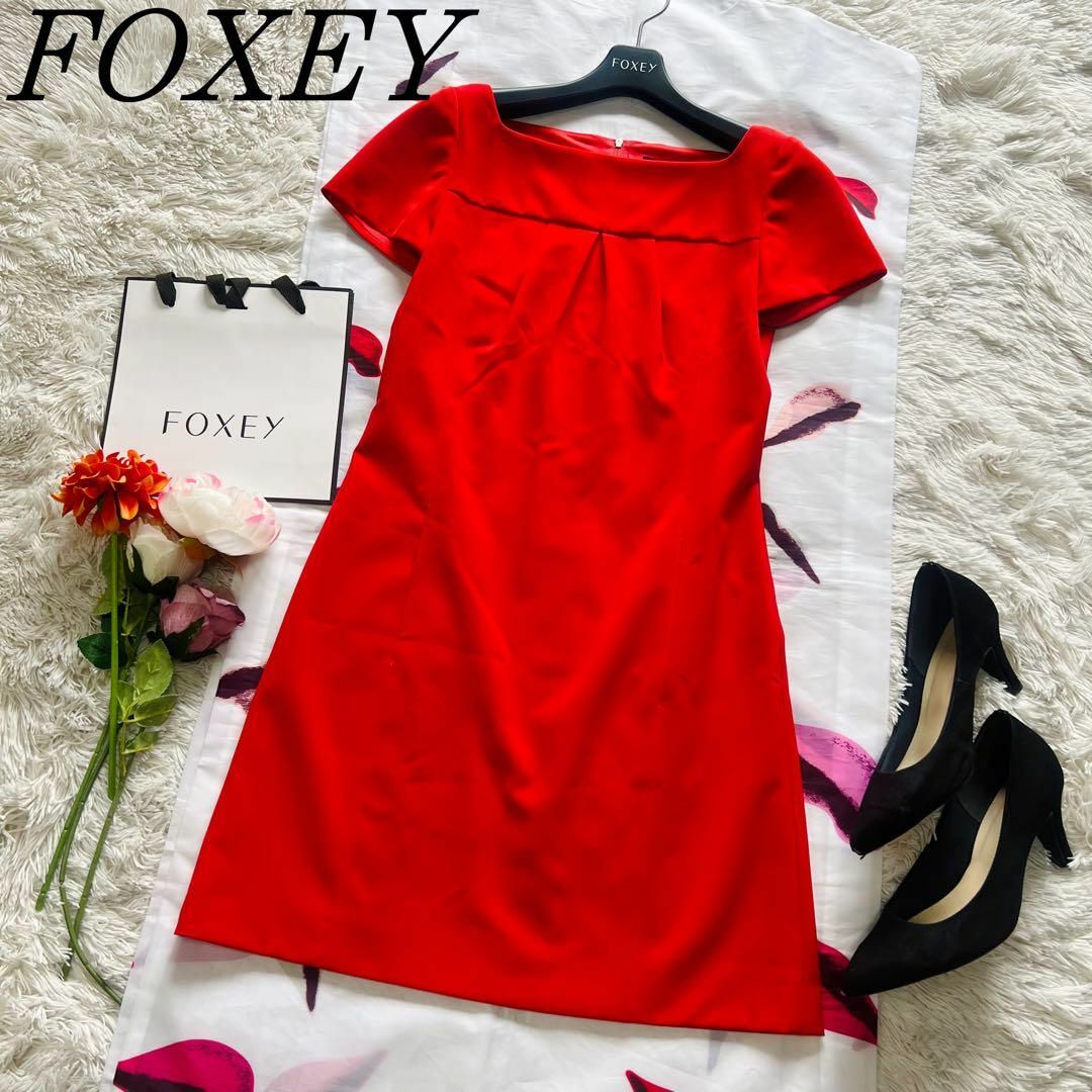 FOXEY NEW YORK - 【美品】FOXEY NEW YORK 膝丈ワンピース FOXEY NEW YORK - 【美品】FOXEY NEW YORK 膝丈ワンピース