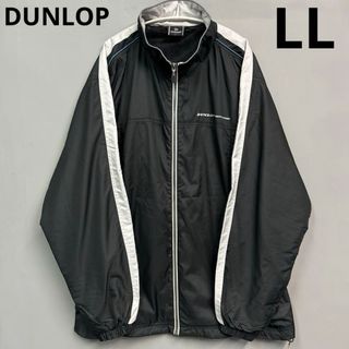 ダンロップ(DUNLOP)のダンロップモータースポーツ　ウィンドブレーカー　ナイロンジャケット　Lブラック(ナイロンジャケット)