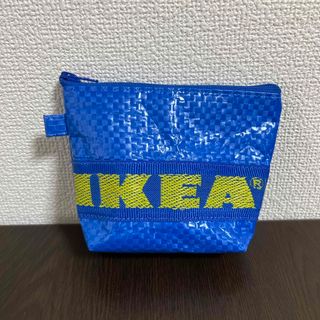 IKEA リメイクポーチ　青(ポーチ)