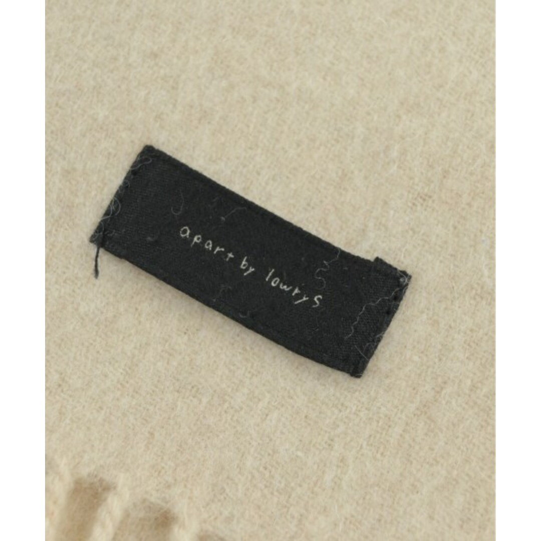 apart by lowrys(アパートバイローリーズ)のapart by lowrys マフラー - アイボリー系 【古着】【中古】 レディースのファッション小物(マフラー/ショール)の商品写真