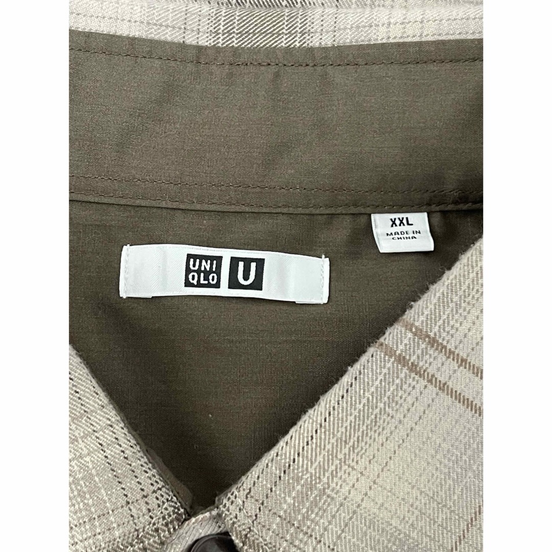UNIQLO(ユニクロ)のXXL UNIQLO U ヘビーフランネルオーバーサイズシャツ メンズのトップス(シャツ)の商品写真
