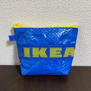 IKEA リメイクポーチ　黄(ポーチ)