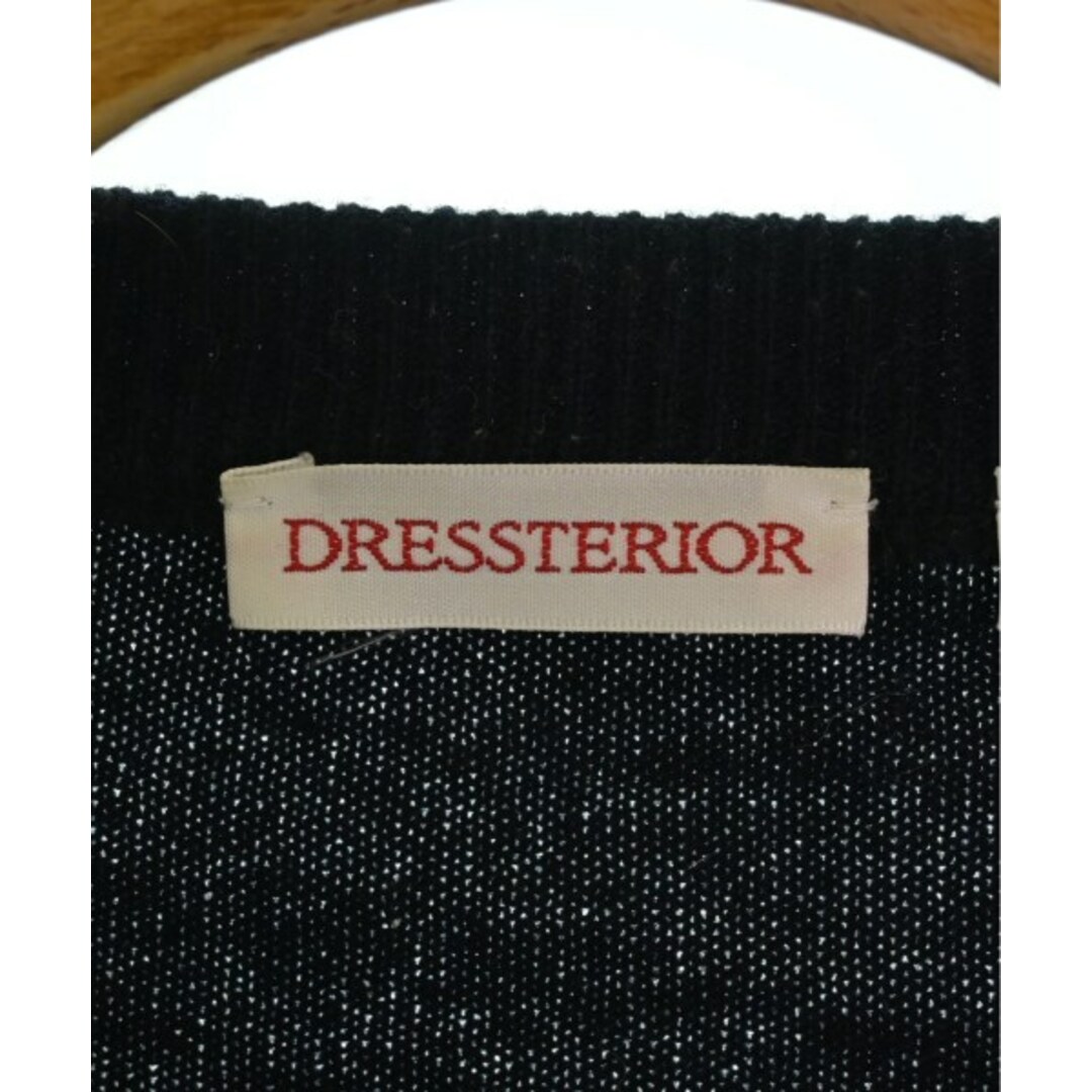 DRESSTERIOR(ドレステリア)のDRESSTERIOR ドレステリア カーディガン S 黒 【古着】【中古】 メンズのトップス(カーディガン)の商品写真