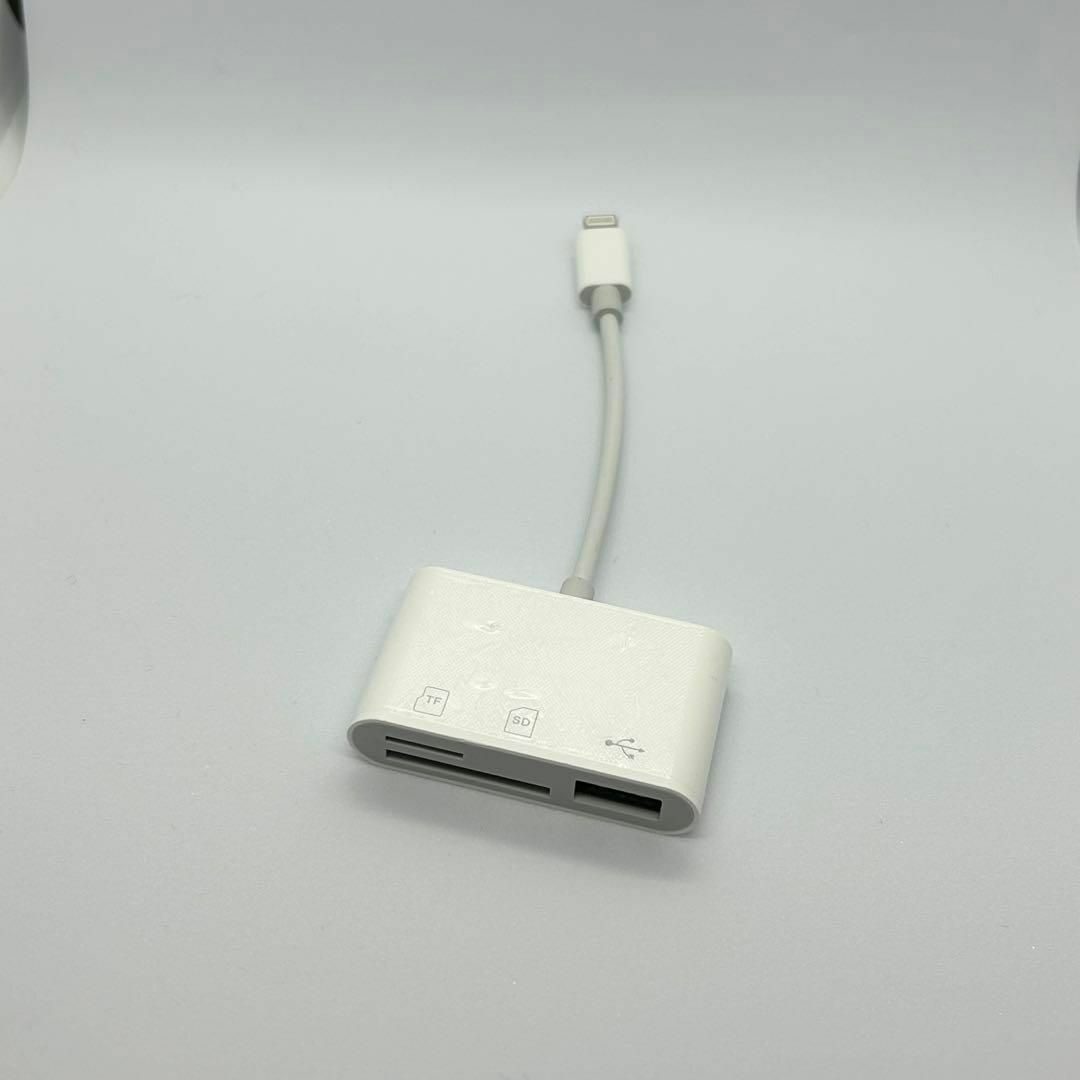 カードリーダー　アイフォン　SDカード　USB スマホ/家電/カメラのスマホアクセサリー(その他)の商品写真