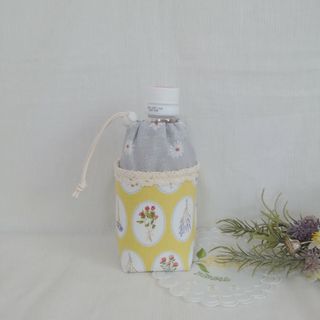 小さなペットボトルカバー♪花便り☆小物入れにも☆ハンドメイド(その他)