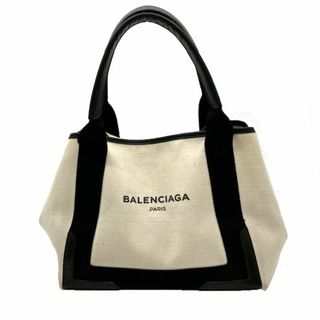 バレンシアガ(Balenciaga)のBALENCIAGA　バレンシアガ カバ　キャンバス　ホワイト　ブラック　ハンドバッグ　カバン　鞄　黒　白　モノトーン レディース　メンズ　ユニセックス(ハンドバッグ)