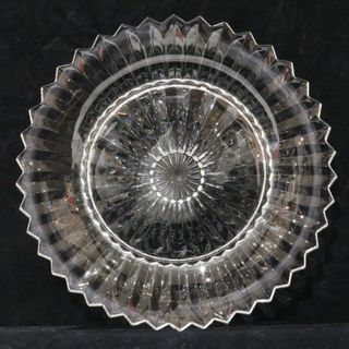 バカラ(Baccarat)のBaccarat　バカラ　ミルニュイ　プレート　21ｃｍ　2103963　クリスタル　透明　皿　プレゼント包装【中古】松前R56号店(食器)