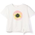 CHLOE 【大人もOK】キッズ Tシャツ ロゴプリント クルーネック 半袖