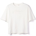 CHLOE 【大人もOK】キッズ Tシャツ ロゴ クルーネック 半袖シャツ