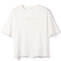 CHLOE 【大人もOK】キッズ Tシャツ ロゴ クルーネック 半袖シャツ