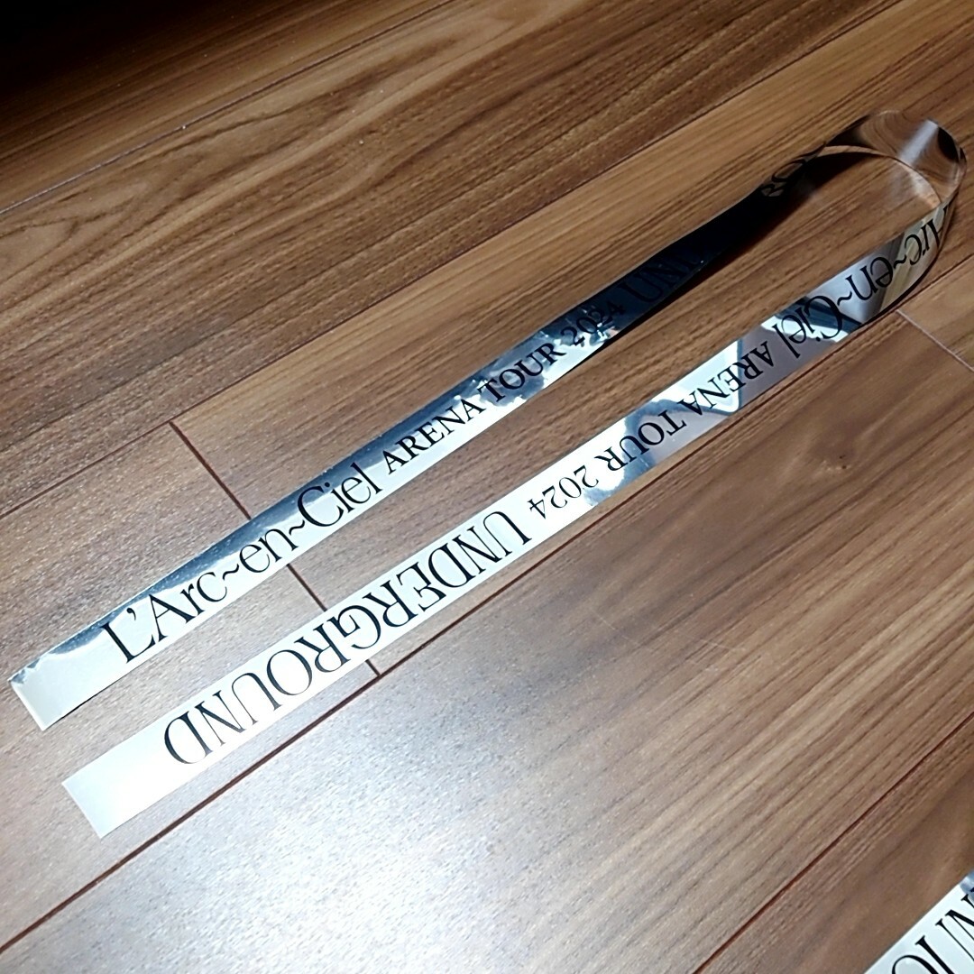L'Arc～en～Ciel(ラルクアンシエル)のラルクアンシエル UNDERGROUND 銀テープ エンタメ/ホビーのタレントグッズ(ミュージシャン)の商品写真