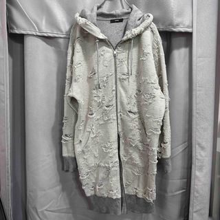 1LDK SELECT - L 黒刺繍 ennoy スタイリスト私物 HOODIE ASH GRAYの