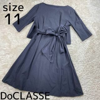 ドゥクラッセ(DoCLASSE)のDoCLASSE ワンピース　11号　リボン　ドゥクラッセ(ロングワンピース/マキシワンピース)