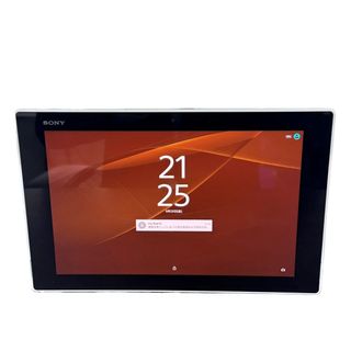 ソニー(SONY)のSONY ソニー タブレット Xperia Z2 Tablet Wi-Fiモデル SGP512 タブレット ホワイト 本体のみ 【中古】 42402K141(タブレット)