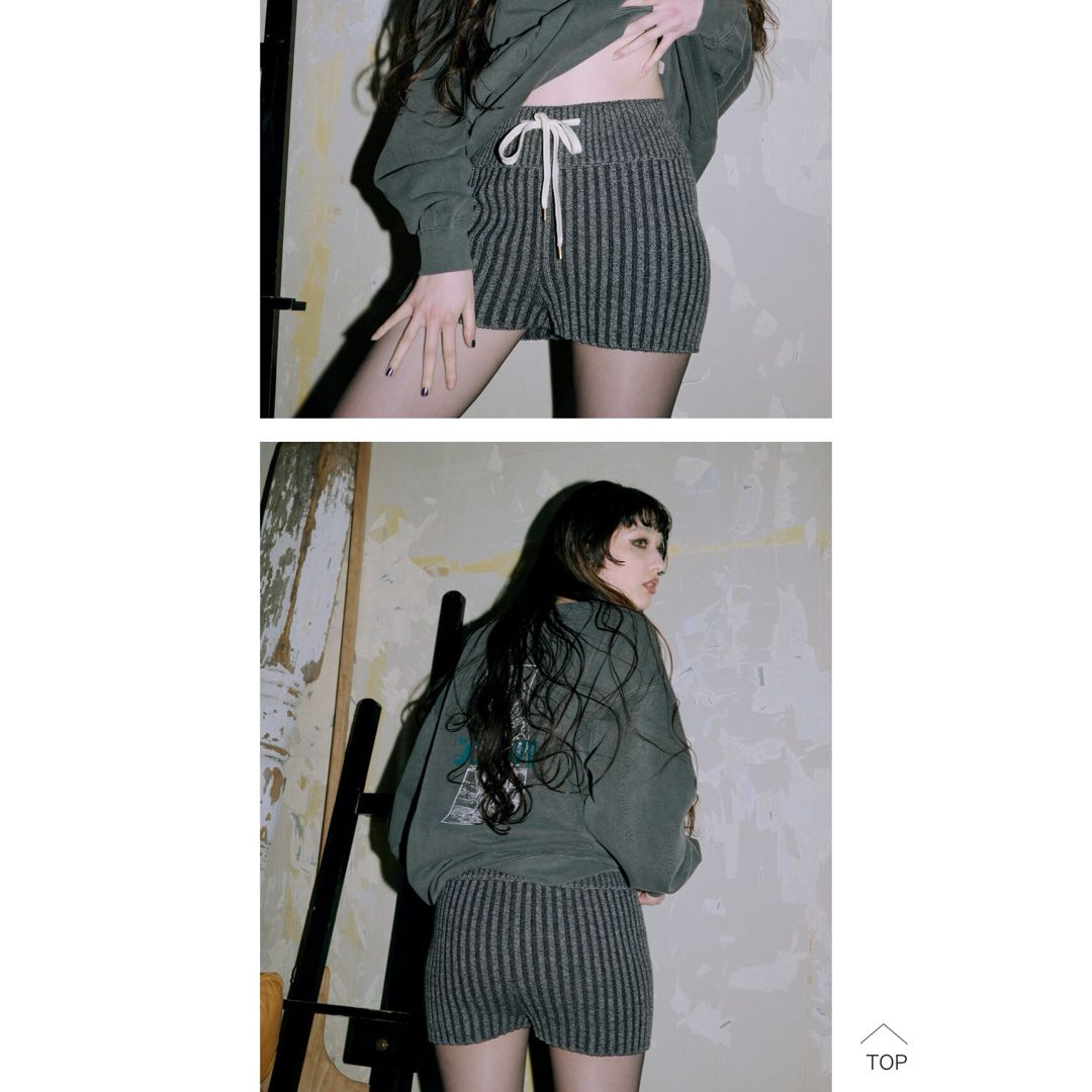 JUEMI(ジュエミ)のjuemi ジュエミ Knit Shorts ニットショーパン レディースのパンツ(ショートパンツ)の商品写真