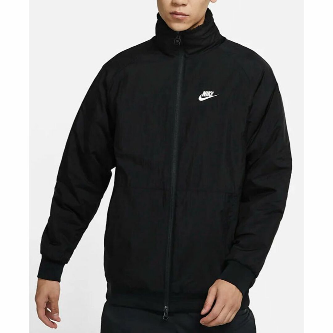 NIKE(ナイキ)の2XL NIKEフリースフルジップジャケット BQ6546-011黒リバーシブル メンズのジャケット/アウター(ブルゾン)の商品写真