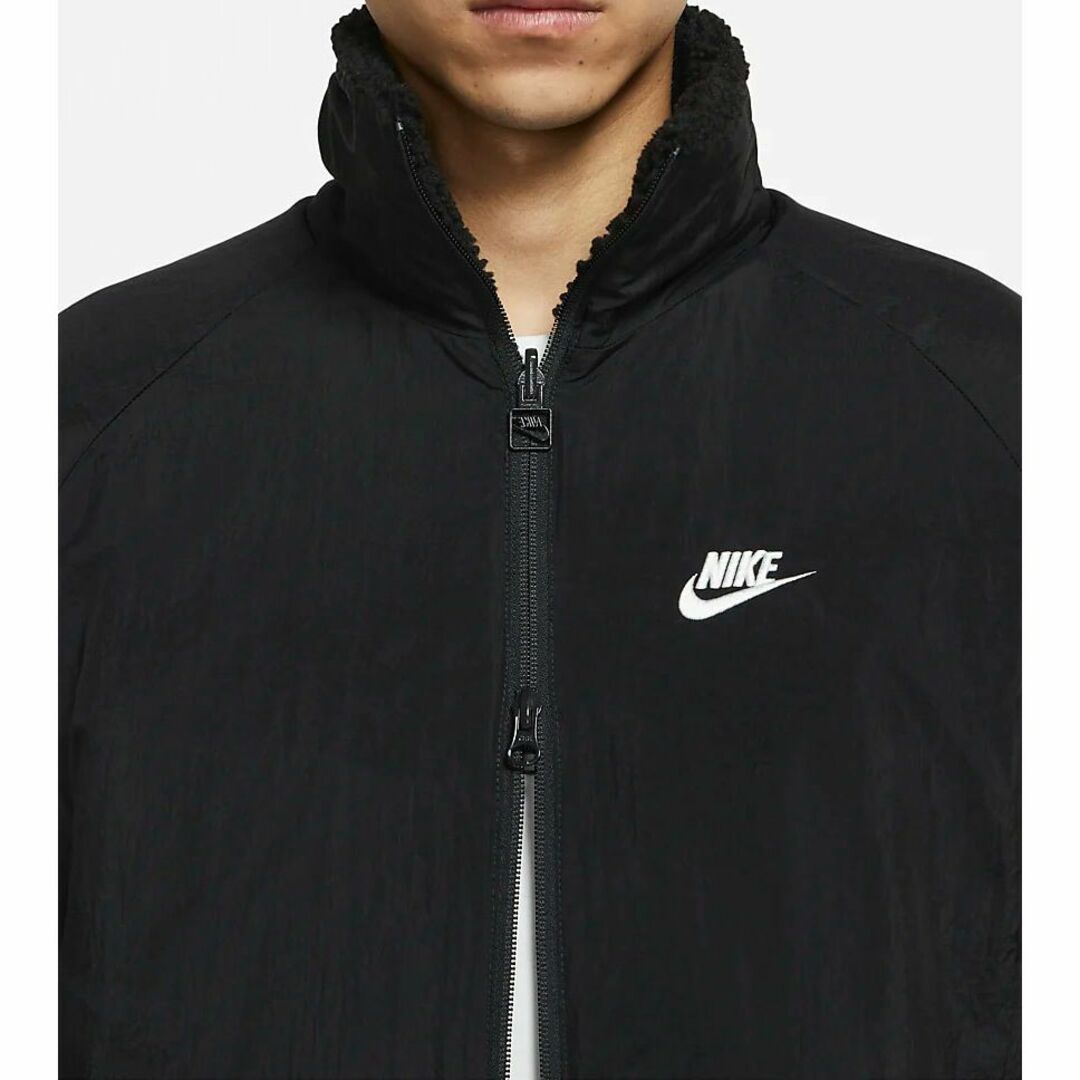 NIKE(ナイキ)の2XL NIKEフリースフルジップジャケット BQ6546-011黒リバーシブル メンズのジャケット/アウター(ブルゾン)の商品写真