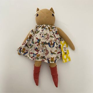 キャラメルベビー&チャイルド(Caramel baby&child )のPolka Dot Club Straw Medium Cat MAPLE(ぬいぐるみ/人形)