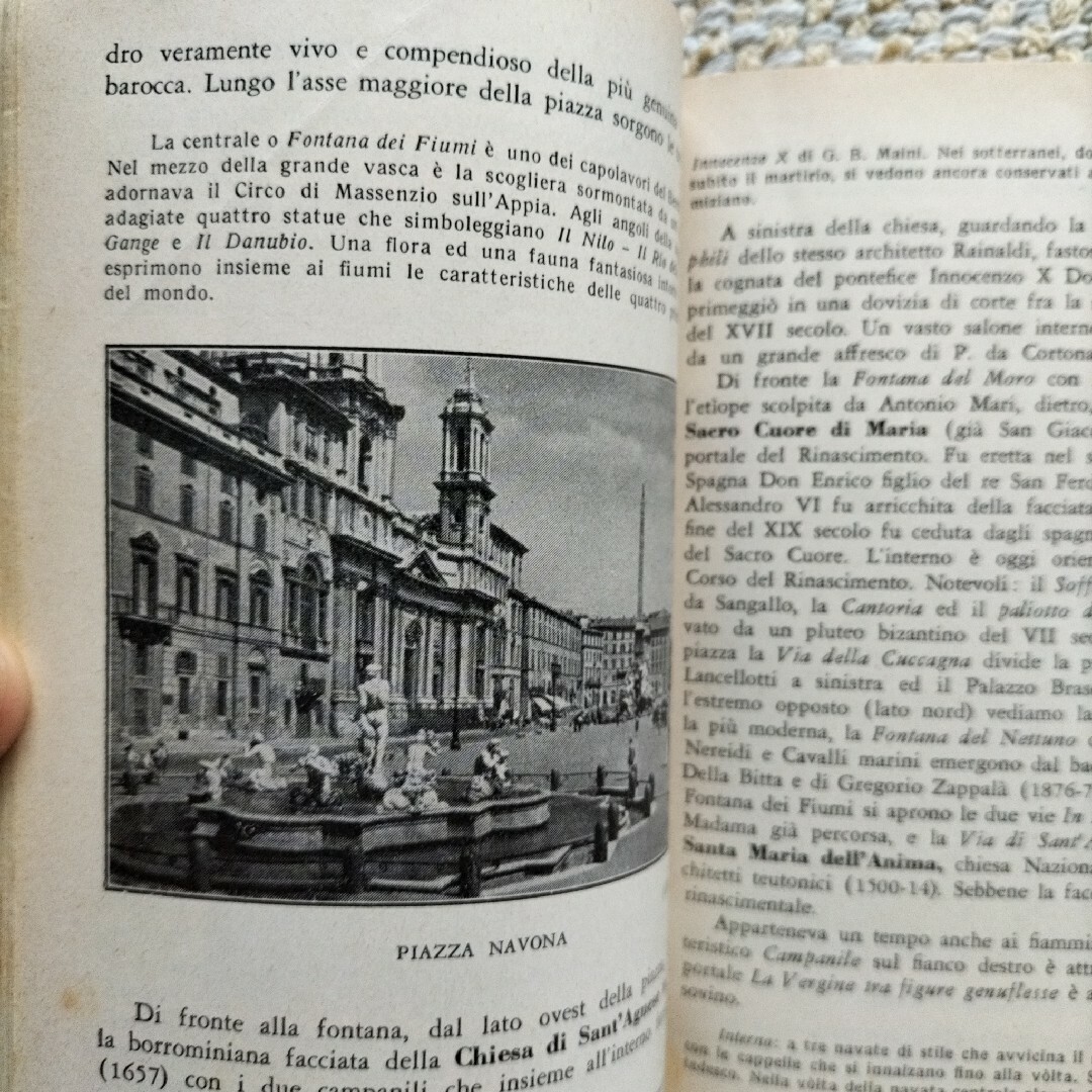 ヴィンテージ洋書　ROMA E SUOI DINTORNI　ローマのガイドブック エンタメ/ホビーの本(洋書)の商品写真