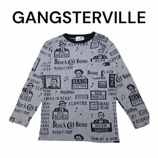 GANGSTERVILLE - ギャングスタービル 総柄 ロンT GANGSTERVILLE