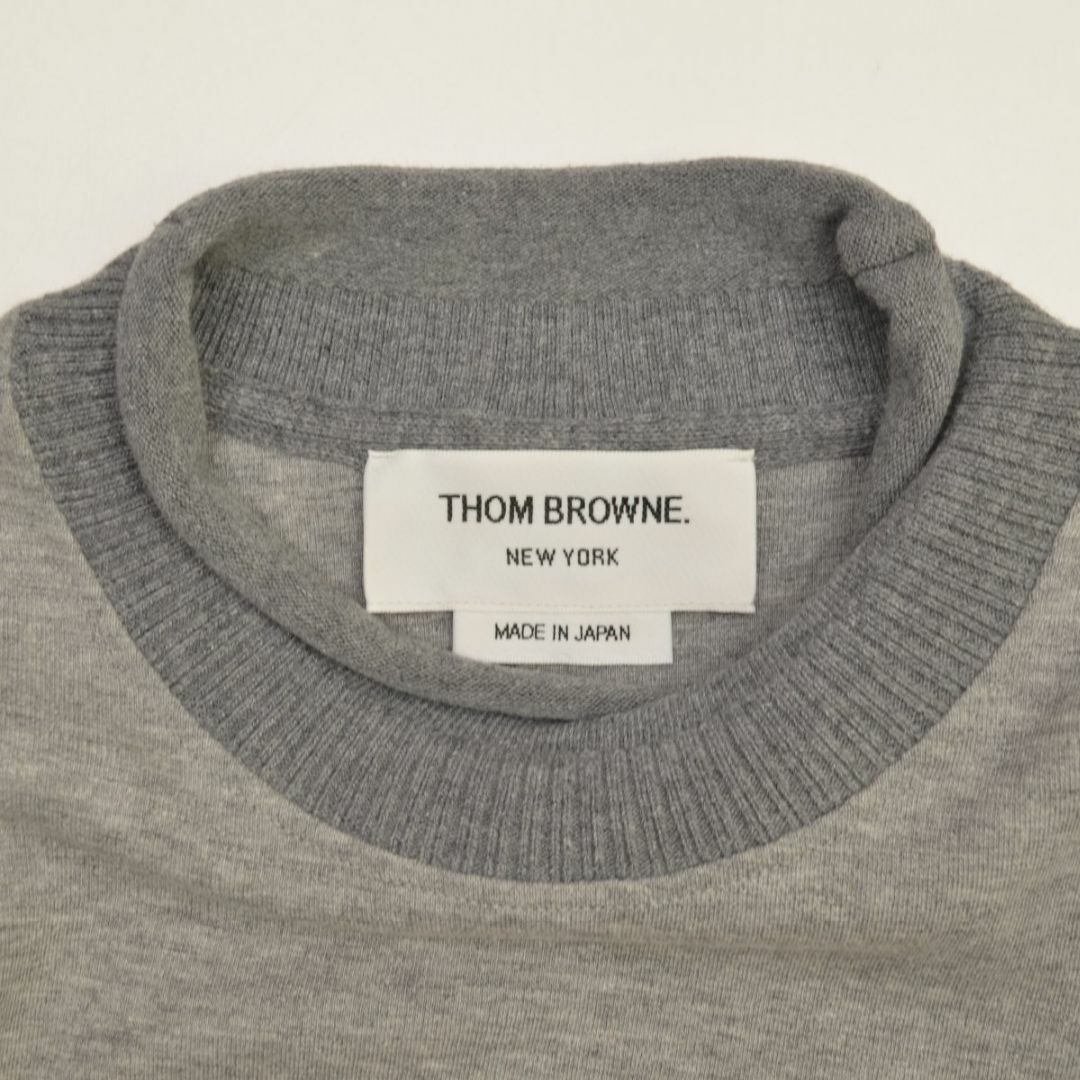 THOM BROWNE(トムブラウン)の【THOMBROWNE】コットンミラノ ロールネック Tシャツ レディースのトップス(Tシャツ(半袖/袖なし))の商品写真