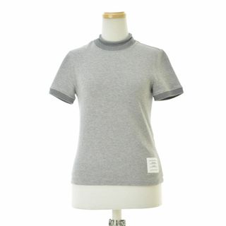 THOM BROWNE - 【THOMBROWNE】コットンミラノ ロールネック Tシャツ