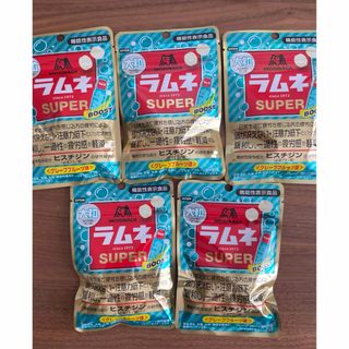 森永　大粒ラムネ　スーパー　super グレープフルーツ　5袋(菓子/デザート)