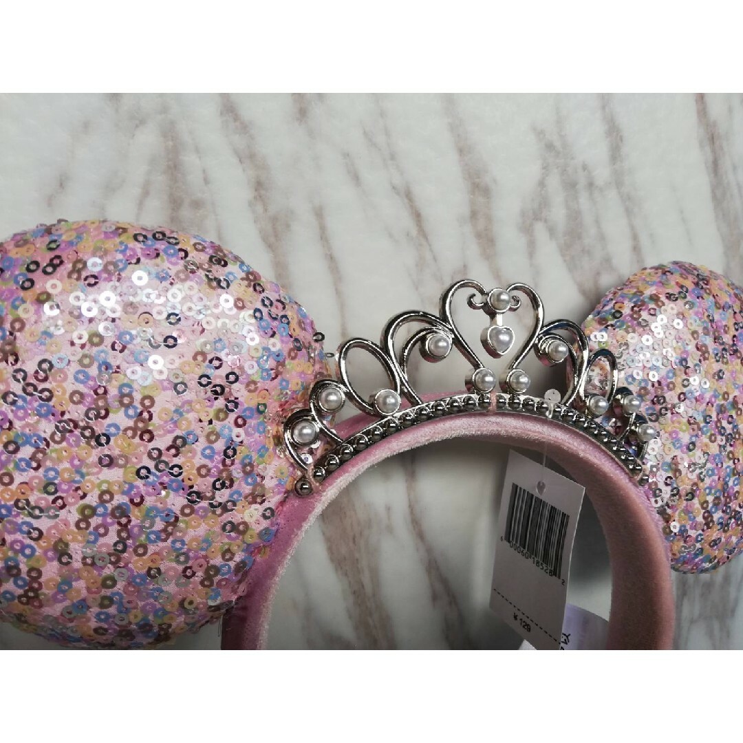 Disney(ディズニー)の2種　ディズニー　プリンセス　スパンコール　カチューシャ　➁ レディースのヘアアクセサリー(カチューシャ)の商品写真